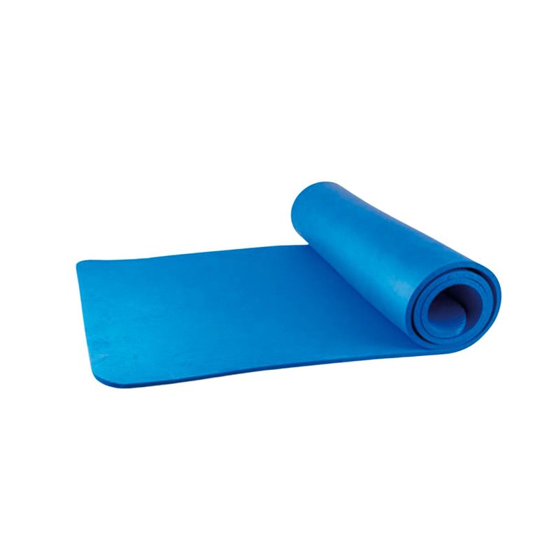 Colchoneta Mat Yoga Pilates Ejercicio 10 mm Azul-0