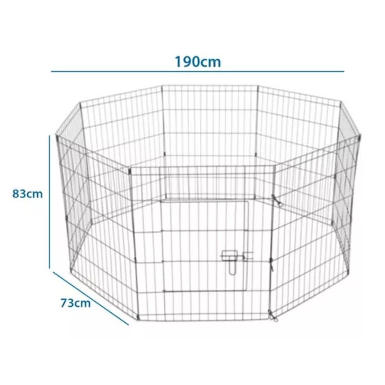 Corral Plegable Pet 90cm Alto 3 Posiciones L (large)-1