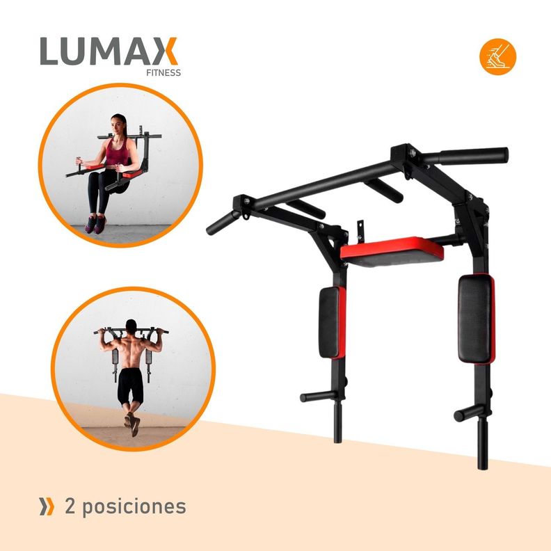 Barra Dominadas Muralla Brazos Abdominales Fitness-5
