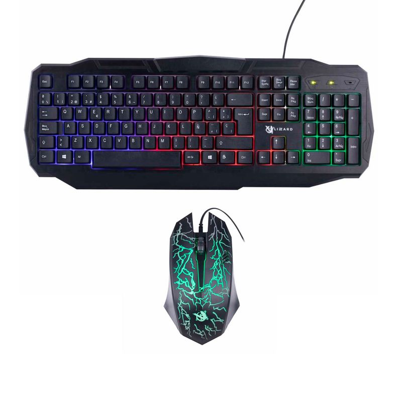 Combo Kit Mouse & Teclado Gamer X-Lizzard-0