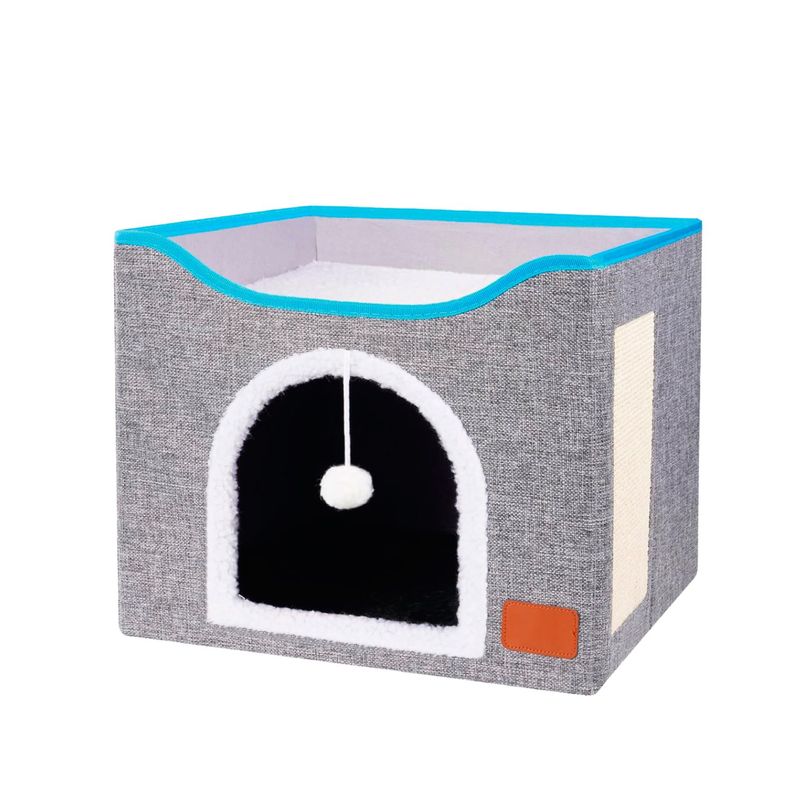 Cama Casa Iglu Para Mascotas Gato Y Perro Pequeño-1