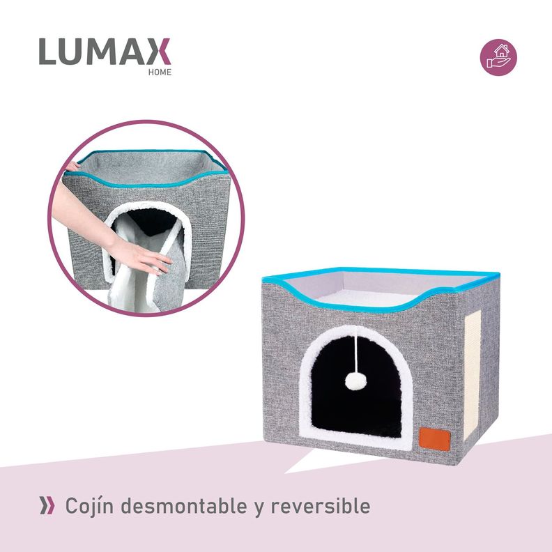 Cama Casa Iglu Para Mascotas Gato Y Perro Pequeño-7