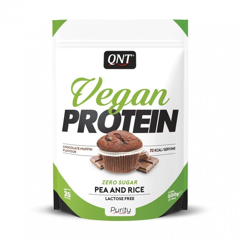 Proteína Vegana Sin Azúcar 500Grs Chocolate-0
