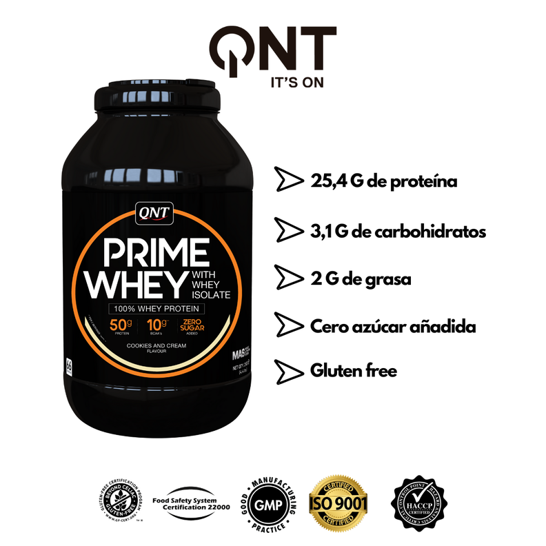 Proteína Prime Whey 2Kgs Cookies & Cream-2