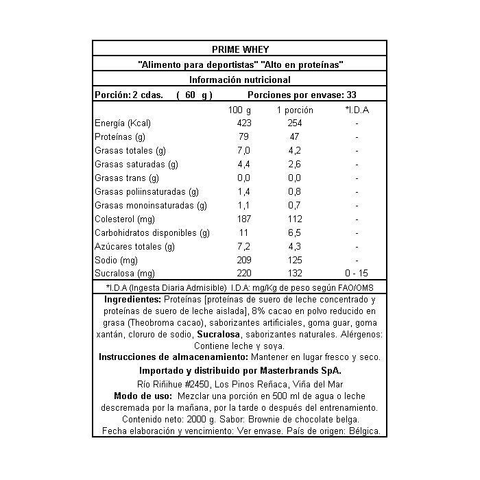 Proteína Prime Whey 2Kgs Vainilla-3