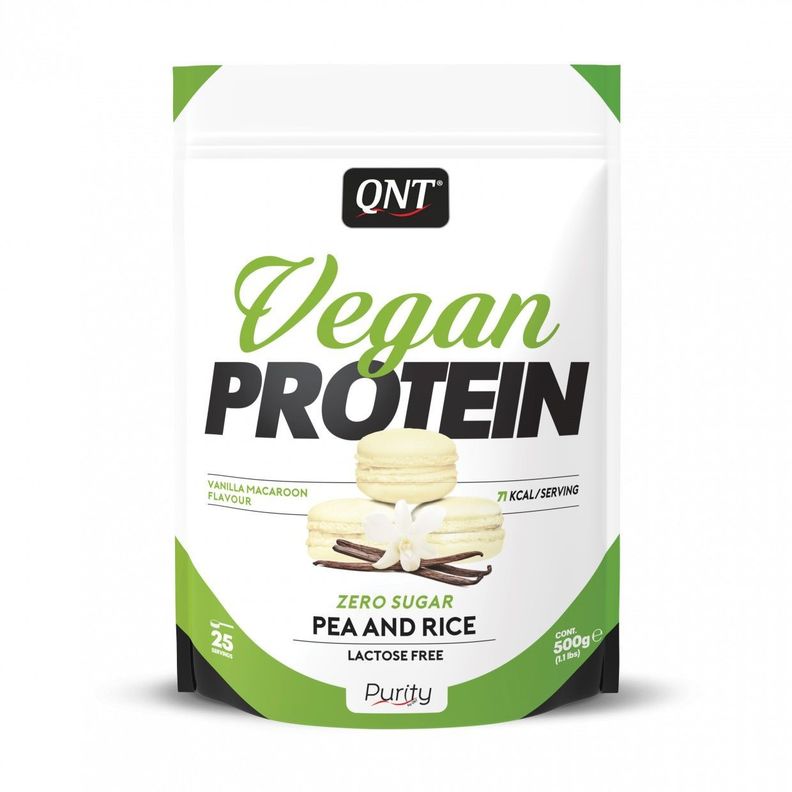 Proteína Vegana Sin Azúcar 500Grs Vainilla-0