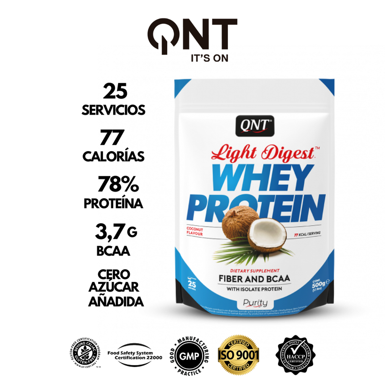 Proteína Whey Light Digest 500Grs Coconut-1