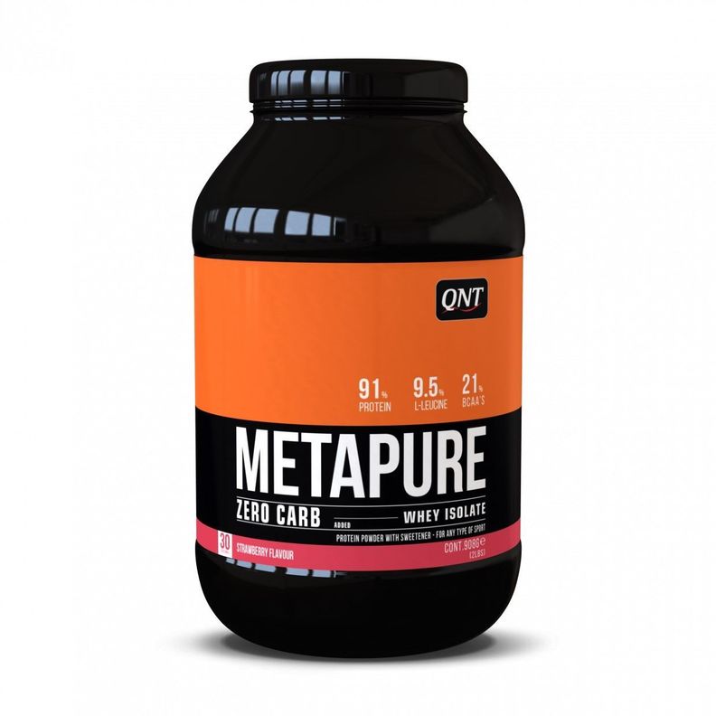 Proteína Metapure Whey Isolate 908Grs Frutilla-0