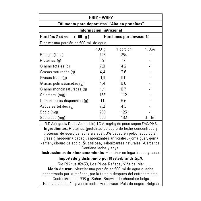 Proteína Prime Whey 908Grs Vainilla-3