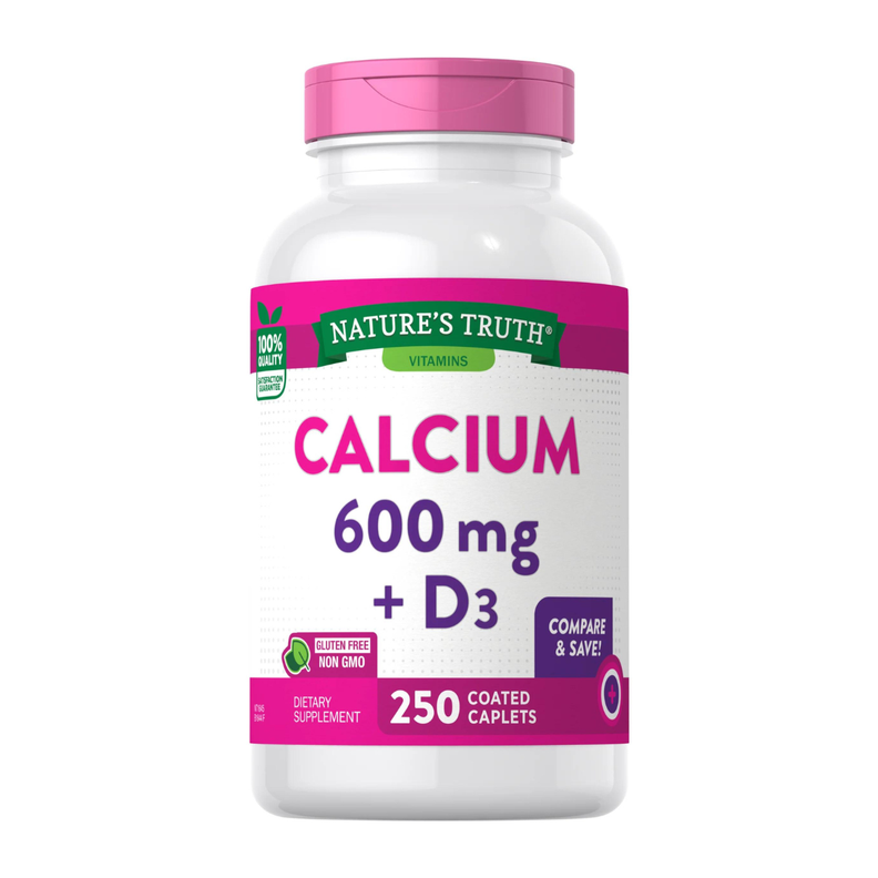 Calcio 600 mg + Vitamina D3 - 250 comprimidos-0