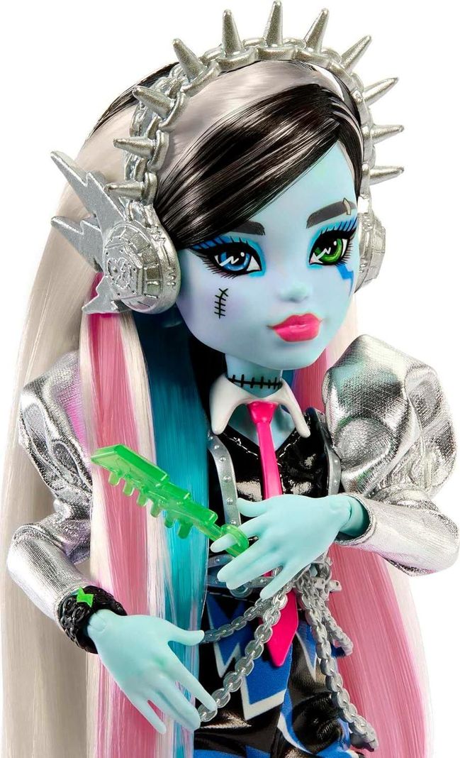 Muñeca Monster High Frankie Stein Amped Rockstar Original-3