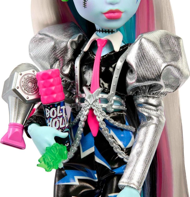 Muñeca Monster High Frankie Stein Amped Rockstar Original-5