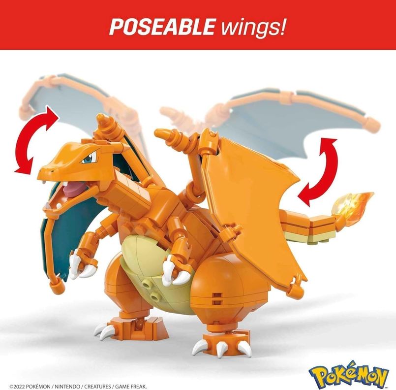 Mega Construx Pokémon Charizard 222 Piezas-1