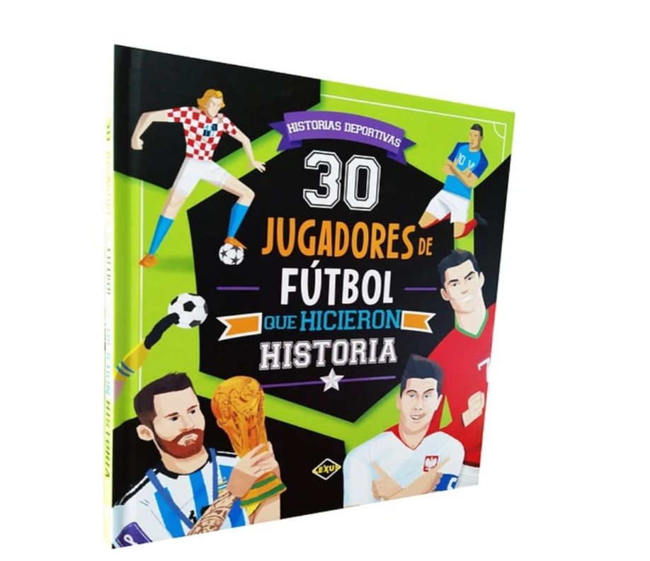Libro 30 Jugadores de Fútbol que Hicieron Historia-0