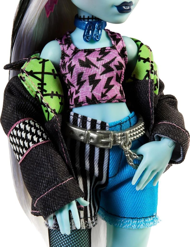 Monster High Muñeca Frankie Stein Con Mascota -4