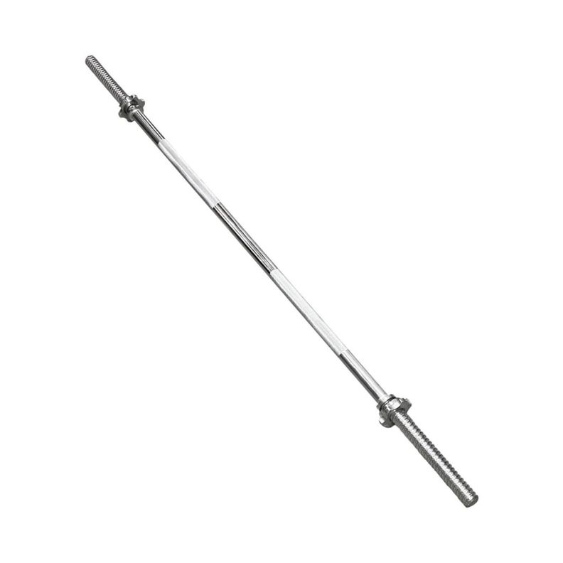 Barra preolímpica recta 120 cm con tuercas-0