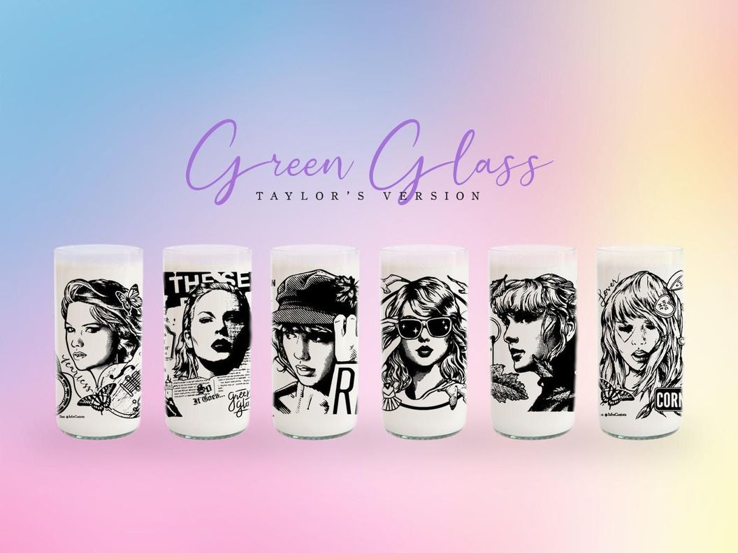Green Glass (Taylor's Version) - Juego de 6 Vasos-1