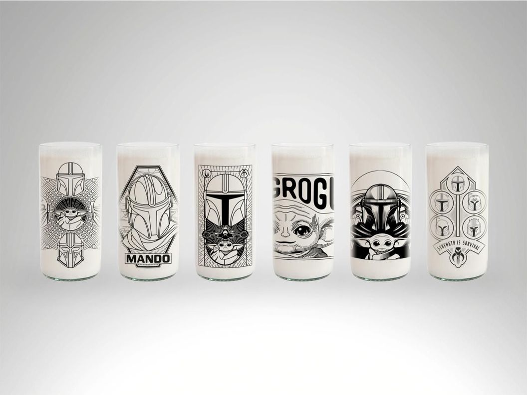 MANDALORIAN 3 - JUEGO DE 6 VASOS-0