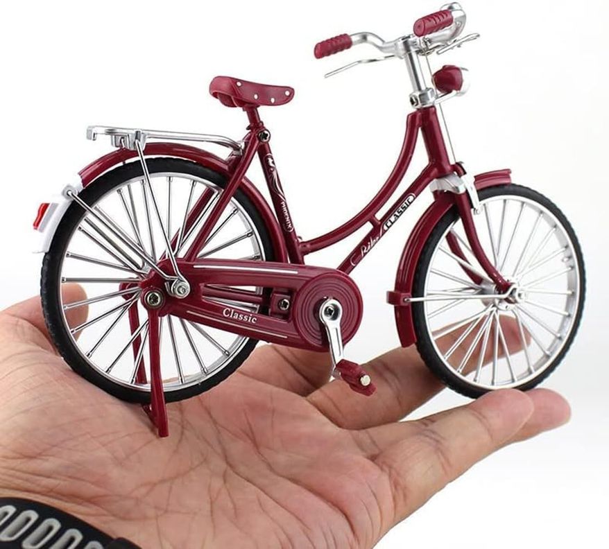 Bicicleta Modelo Vintage Bicicleta Ornamento Decoración-1