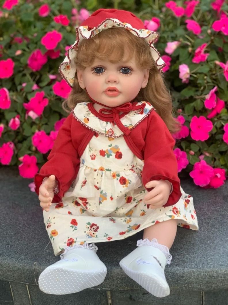 Muñeca Bebé Reborn Silicona Completa 55 cm.-0