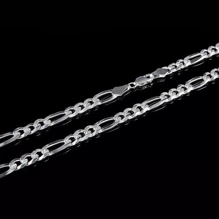 Cadena Cartier De Plata Unisex Ley 925, 5mm Diamantada 73 Cm-7