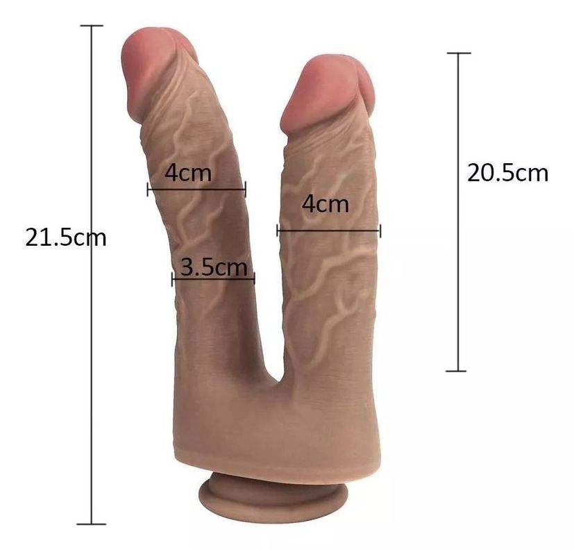 Dildo Realista Doble Uso Silicona-6