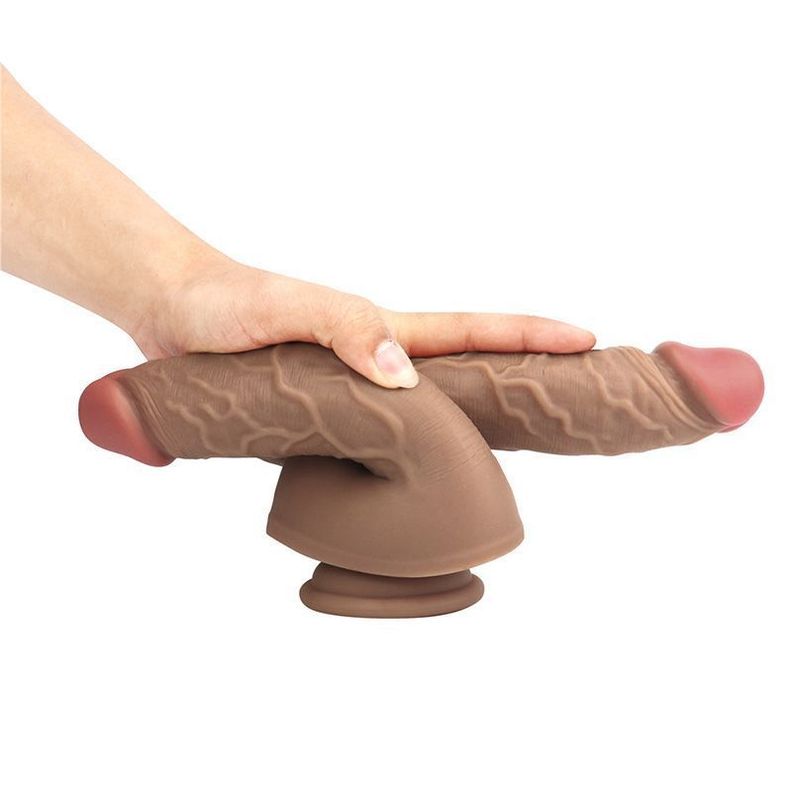 Dildo Realista Doble Uso Silicona-5