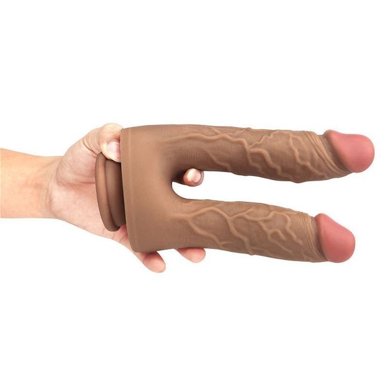Dildo Realista Doble Uso Silicona-0