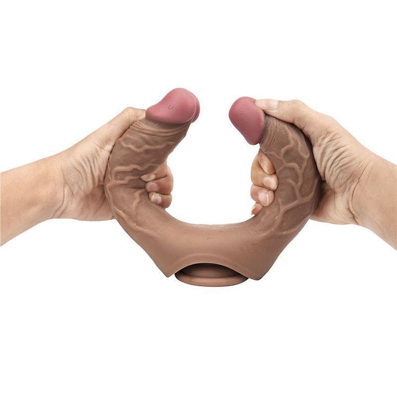 Dildo Realista Doble Uso Silicona-4