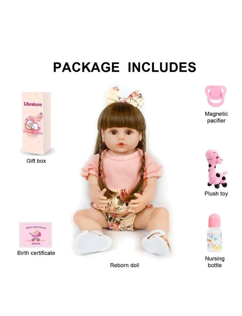 Muñeca Bebé Reborn Realista De Silicona-4
