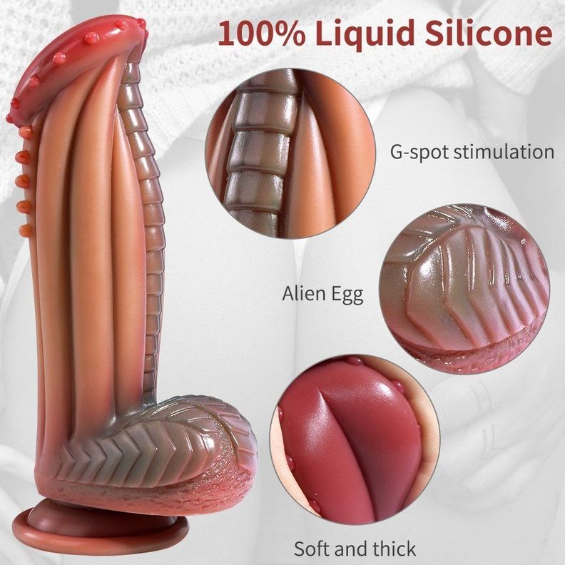 Consolador Alien Sting Head Consolador Animal Realista-2