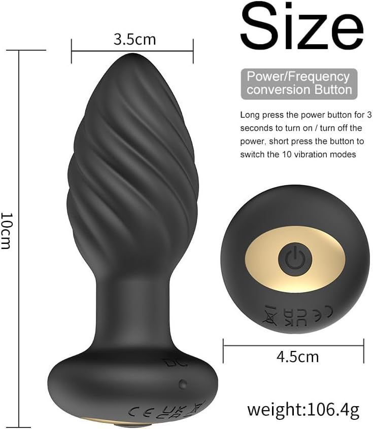 Vibrador Plug Anal Inalámbrico Punto G Con App-4