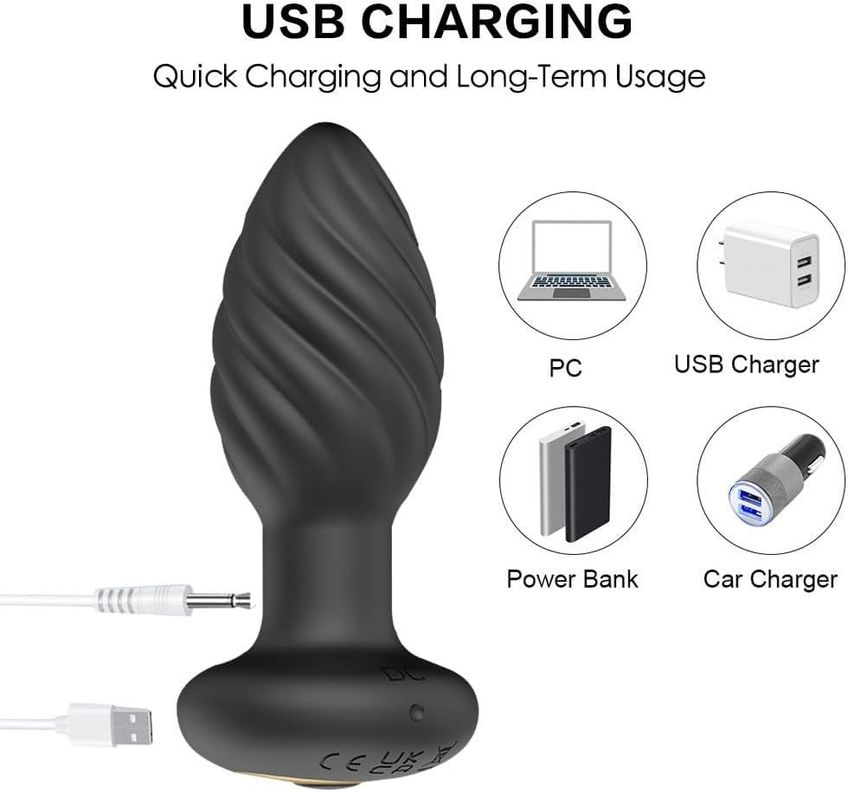 Vibrador Plug Anal Inalámbrico Punto G Con App-6