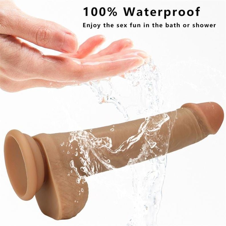 Dildo Realista Silicona  19 cm-1