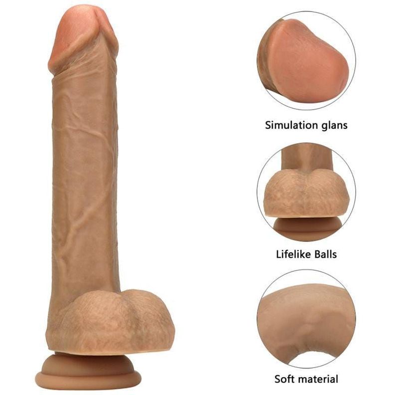 Dildo Realista Silicona  19 cm-2