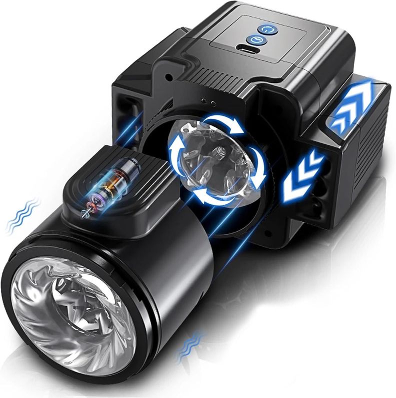 Masturbador Masculino Eléctrico Con Forma de Cámara-0