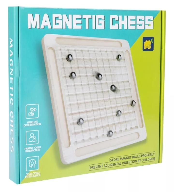 Juego De Ajedrez Magnético Con Tablero De Madera-0