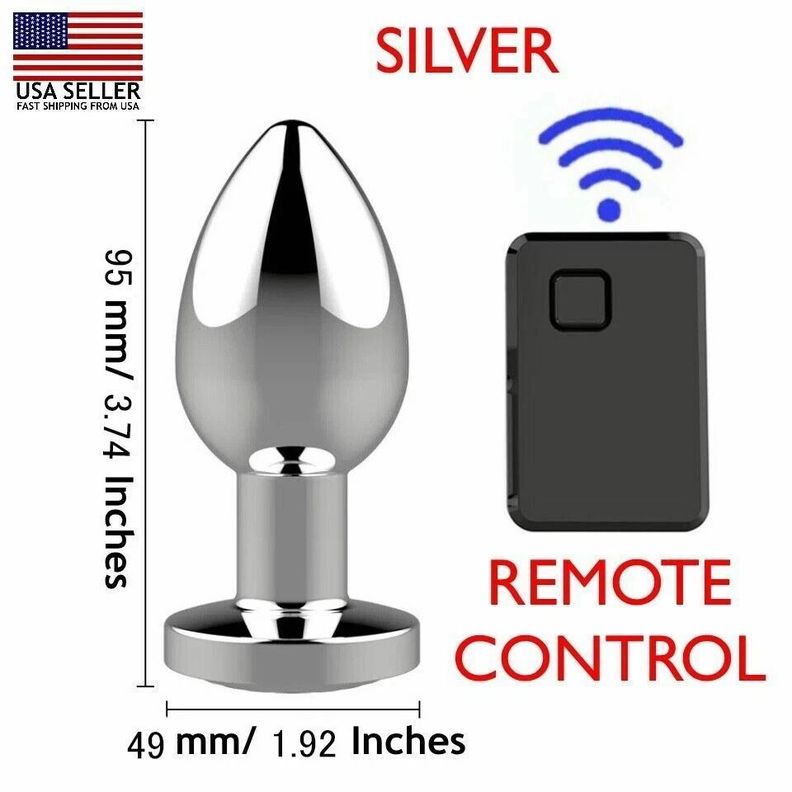 Plug Anal Vibrador Juguete Adulto Estimulador Control Remoto-3