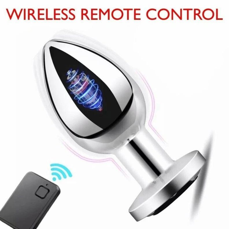 Plug Anal Vibrador Juguete Adulto Estimulador Control Remoto-4