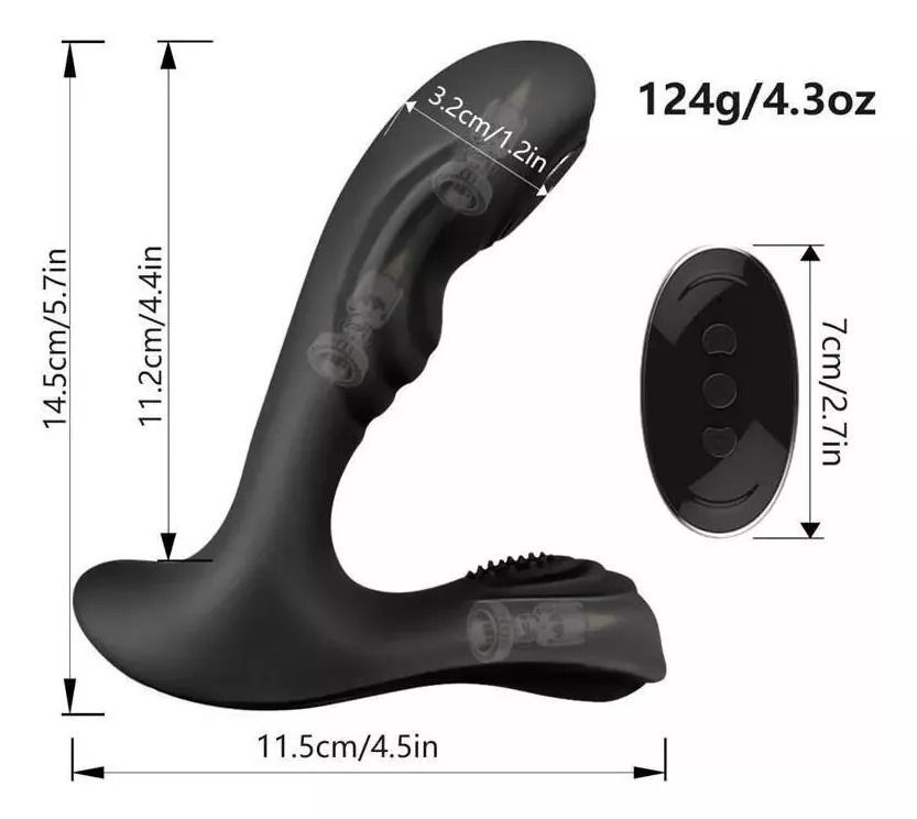 Plug Anal, Estimulador Vibrador, Masajeador Para Prostata.-1
