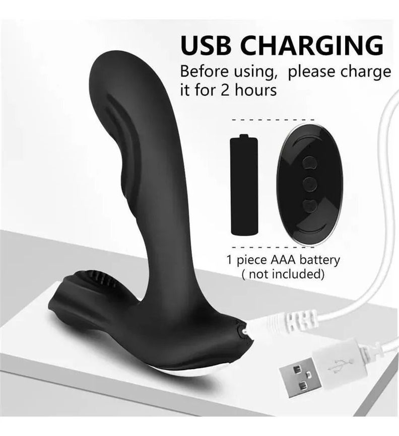Plug Anal, Estimulador Vibrador, Masajeador Para Prostata.-2