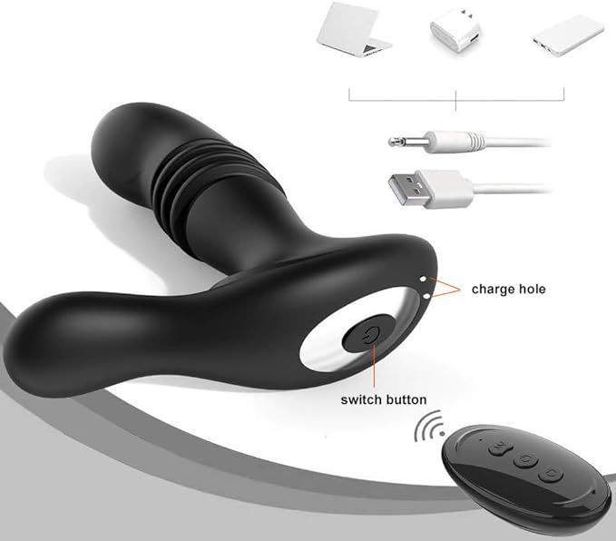 Plug Anal, Estimulador Vibrador, Masajeador Para Prostata.-4
