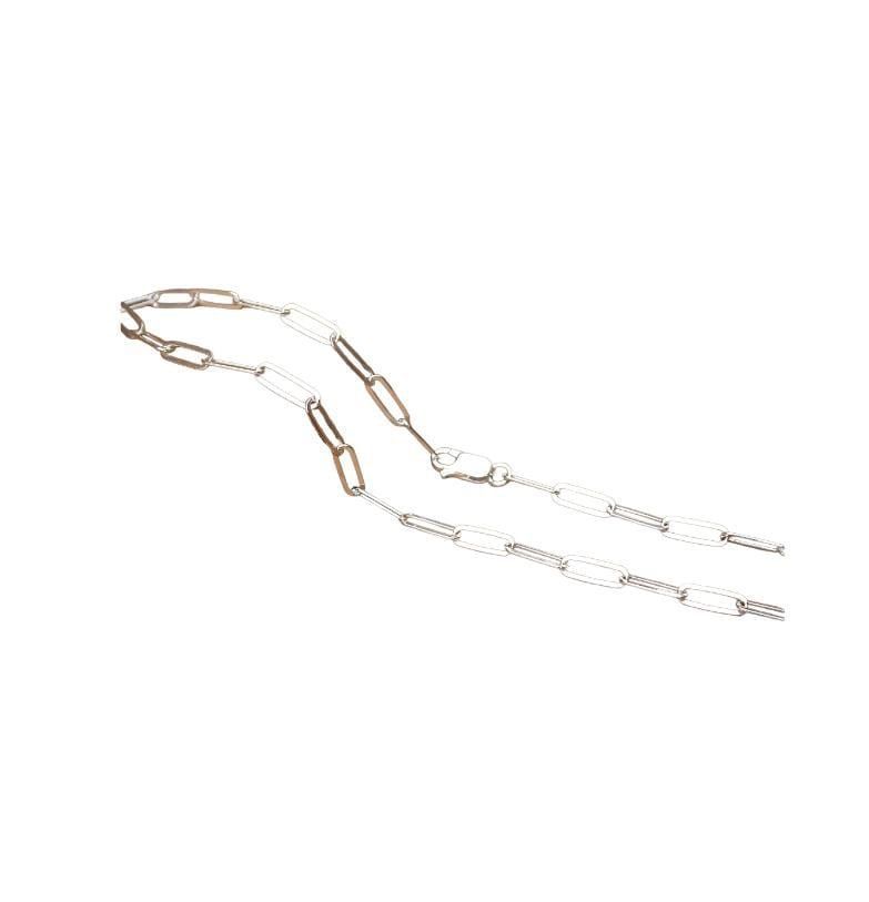 Cadena Plata Ley 925 Americana 60 Cm Unisex-0