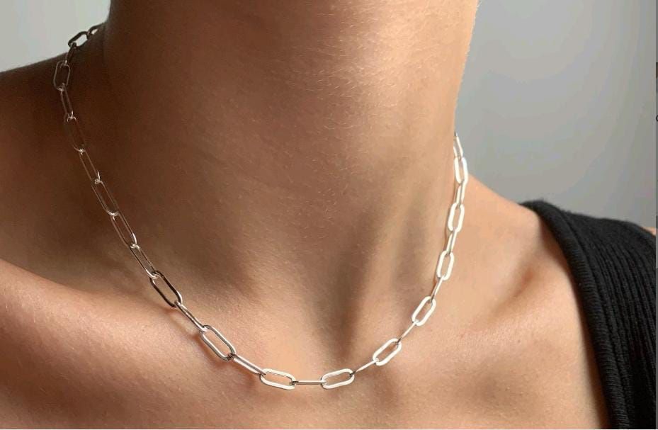 Cadena Plata Ley 925 Americana 60 Cm Unisex-2