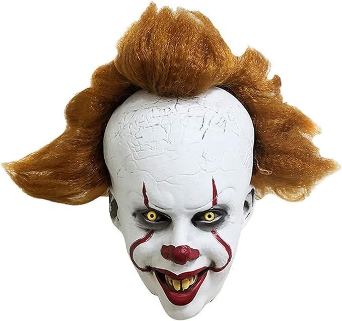 Máscara de payaso de Halloween.-4