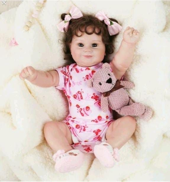 Muñeca Bebé Reborn Realista De Silicona 50 cm-2