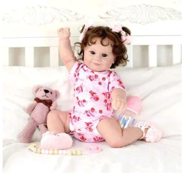 Muñeca Bebé Reborn Realista De Silicona 50 cm-3