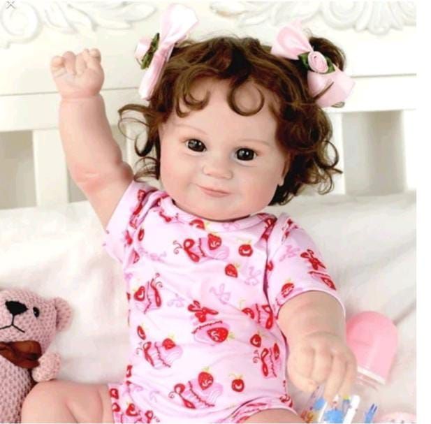 Muñeca Bebé Reborn Realista De Silicona 50 cm-0