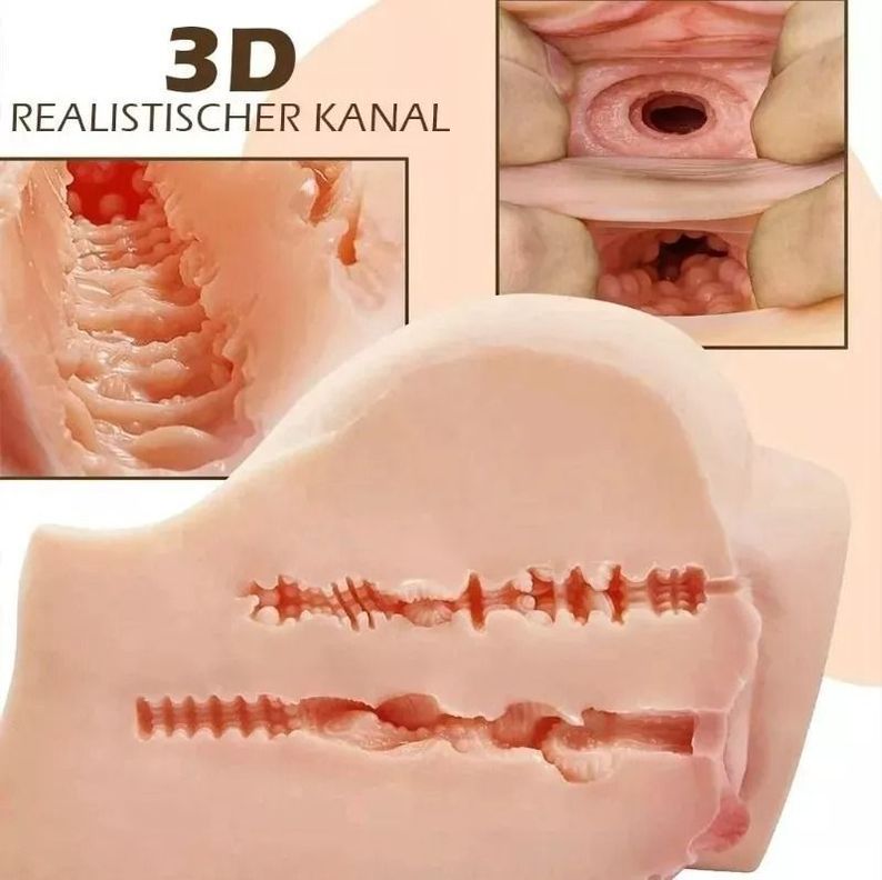 Masturbador Masculino Realista 3D-2