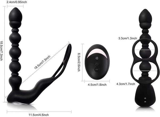 Vibrador Próstata Masculino Vibrador Anal Plug-2